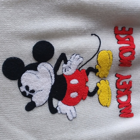 Mickey Mouse Disney Character Fashions Sweater Acrylic Men's XL Vintage - Picture 2 of 4